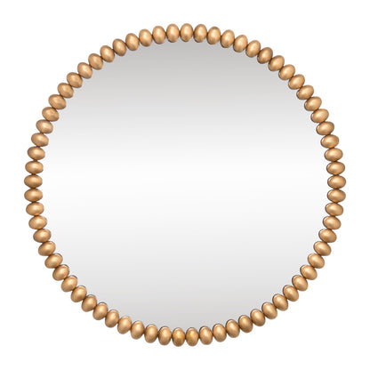 Esme 105x105cm Round Wall Mirror - Gold Leaf
