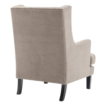Gable Arm Chair Chair - Beige Chenille