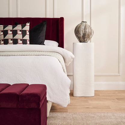 Lucca 80.5cm Plinth - Ivory