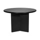 Montauk Round Dining Table - 1.2m Black