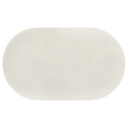 Avery Oval Coffee Table - Ivory