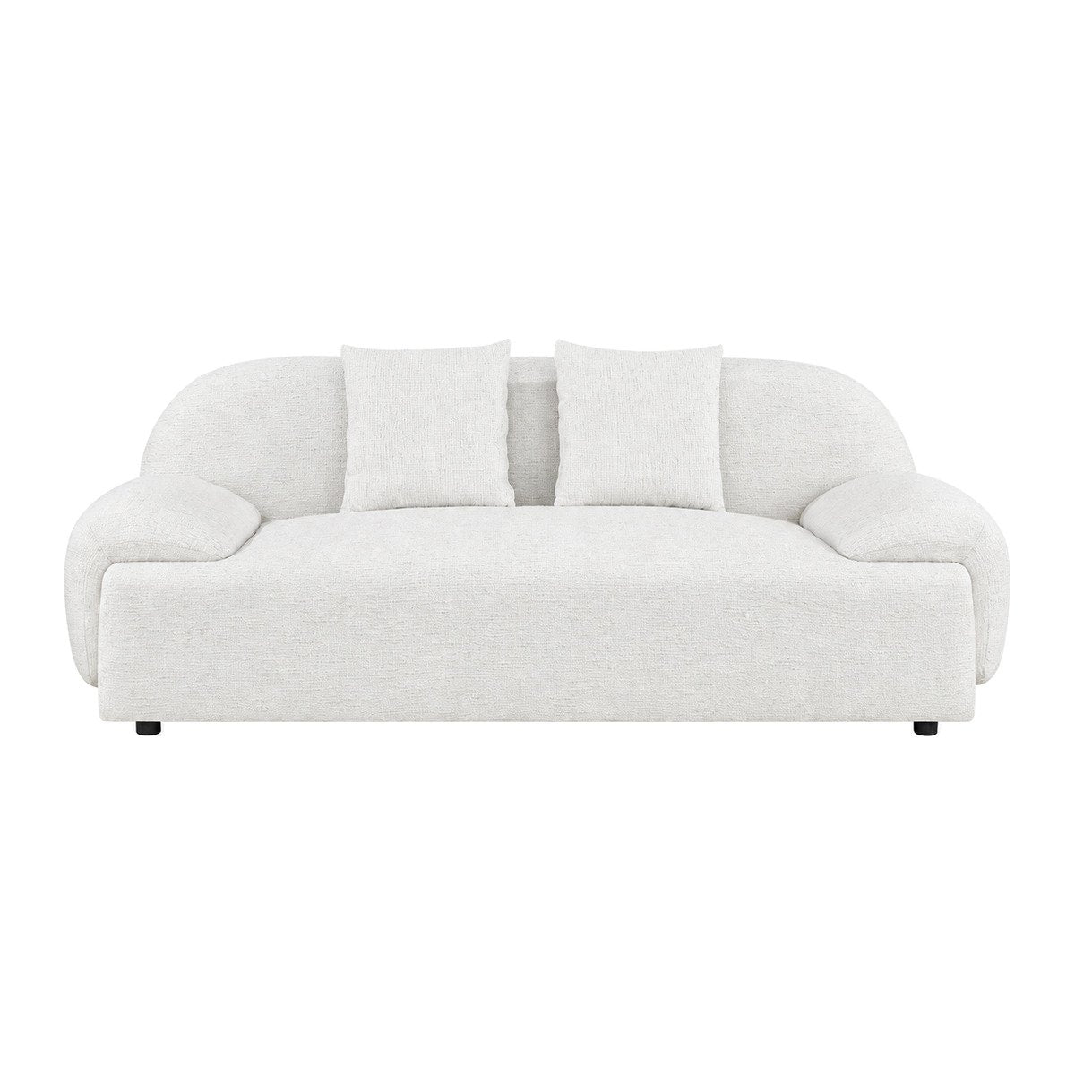 Remi 3 Seater Sofa - Tweed White