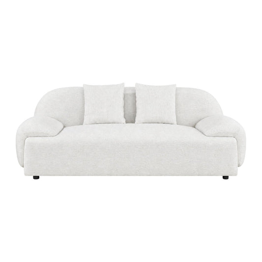 Remi 3 Seater Sofa - Tweed White