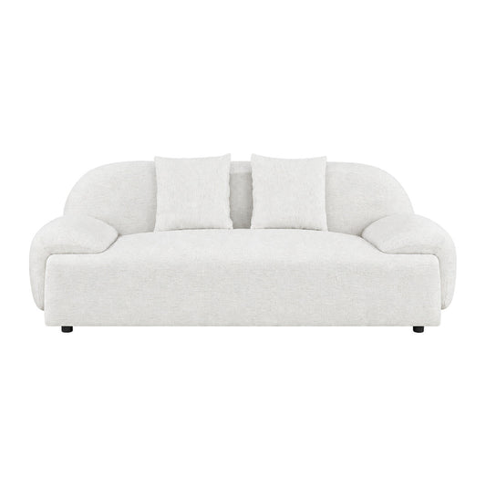 Remi 3 Seater Sofa - Tweed White