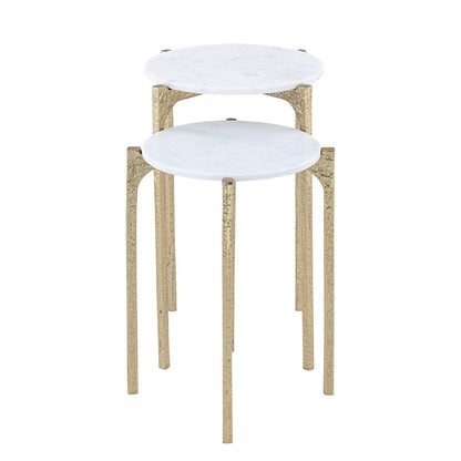 Thea Marble Nesting Side Tables