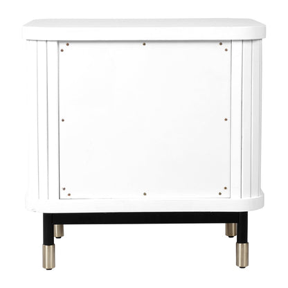 Sophia Bedside Table - White
