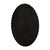 Esme Oval Wall Mirror - Black