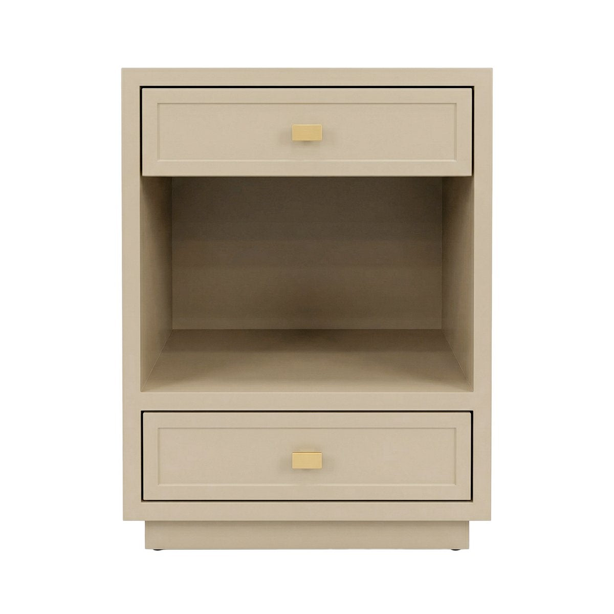Logan Bedside Table - Small Beige