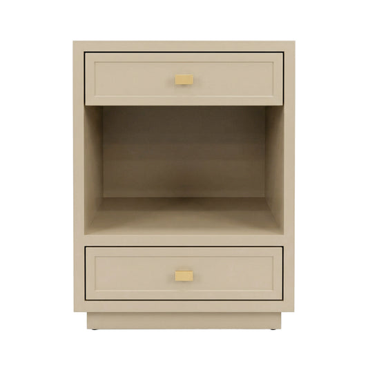 Logan 50x65cm Bedside Table - Beige