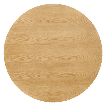 Avery Round Coffee Table - Natural Oak