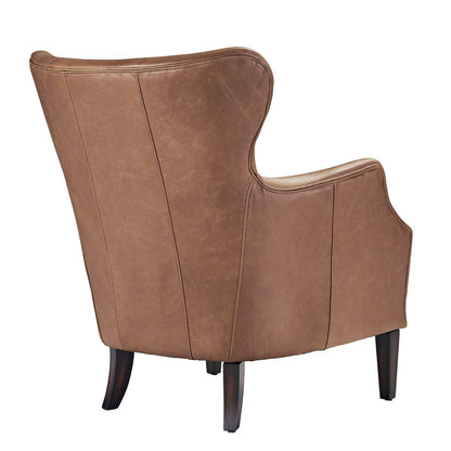 Marlon Arm Chair - Dark Brown Leather