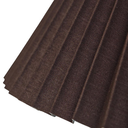 Anya Pleated Empire Shade - Medium Espresso
