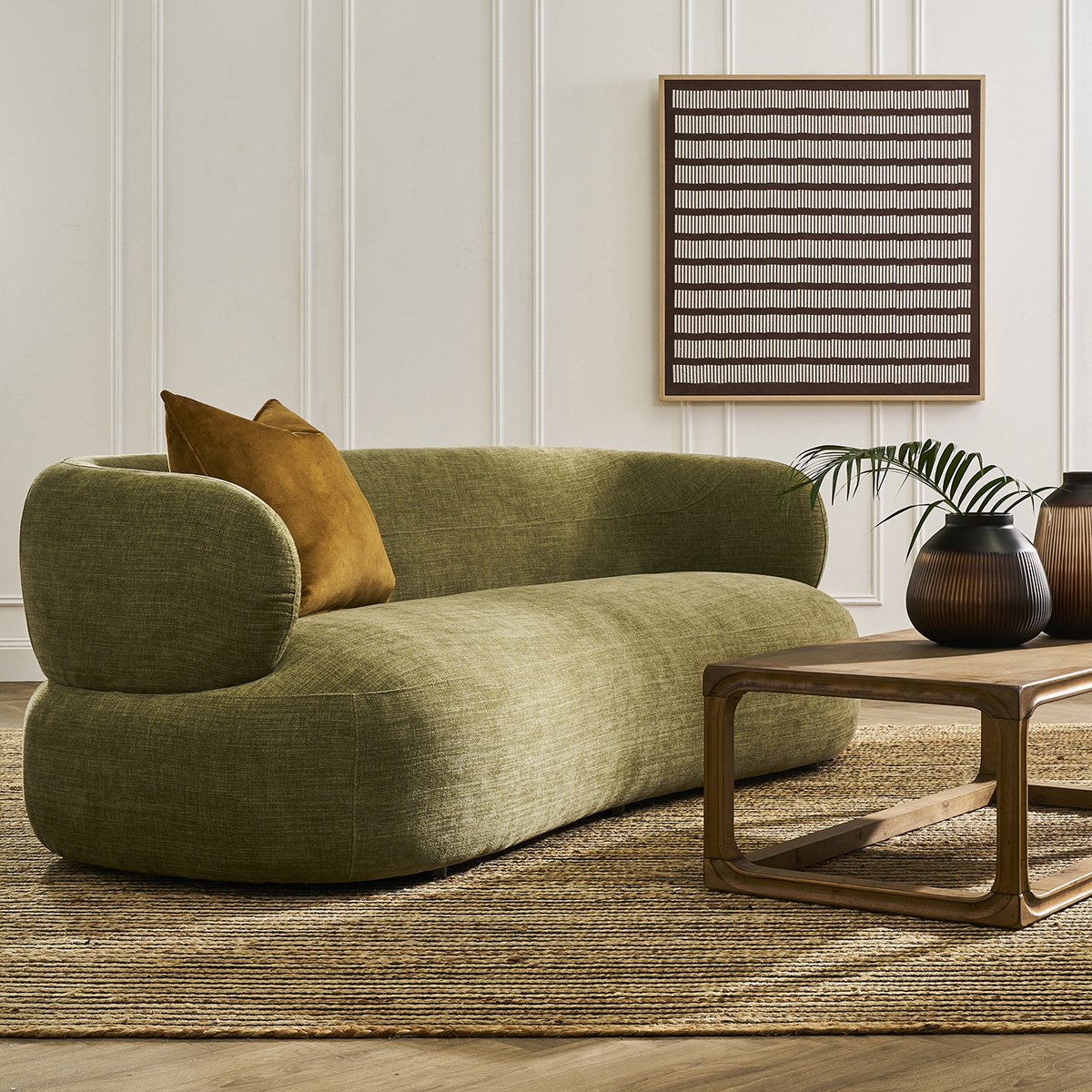 Greenwich 3 Seater Sofa - Sage Chenille