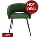 Delta Dining Chair - Green Boucle