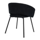 Delta Dining Chair - Black Onyx Boucle