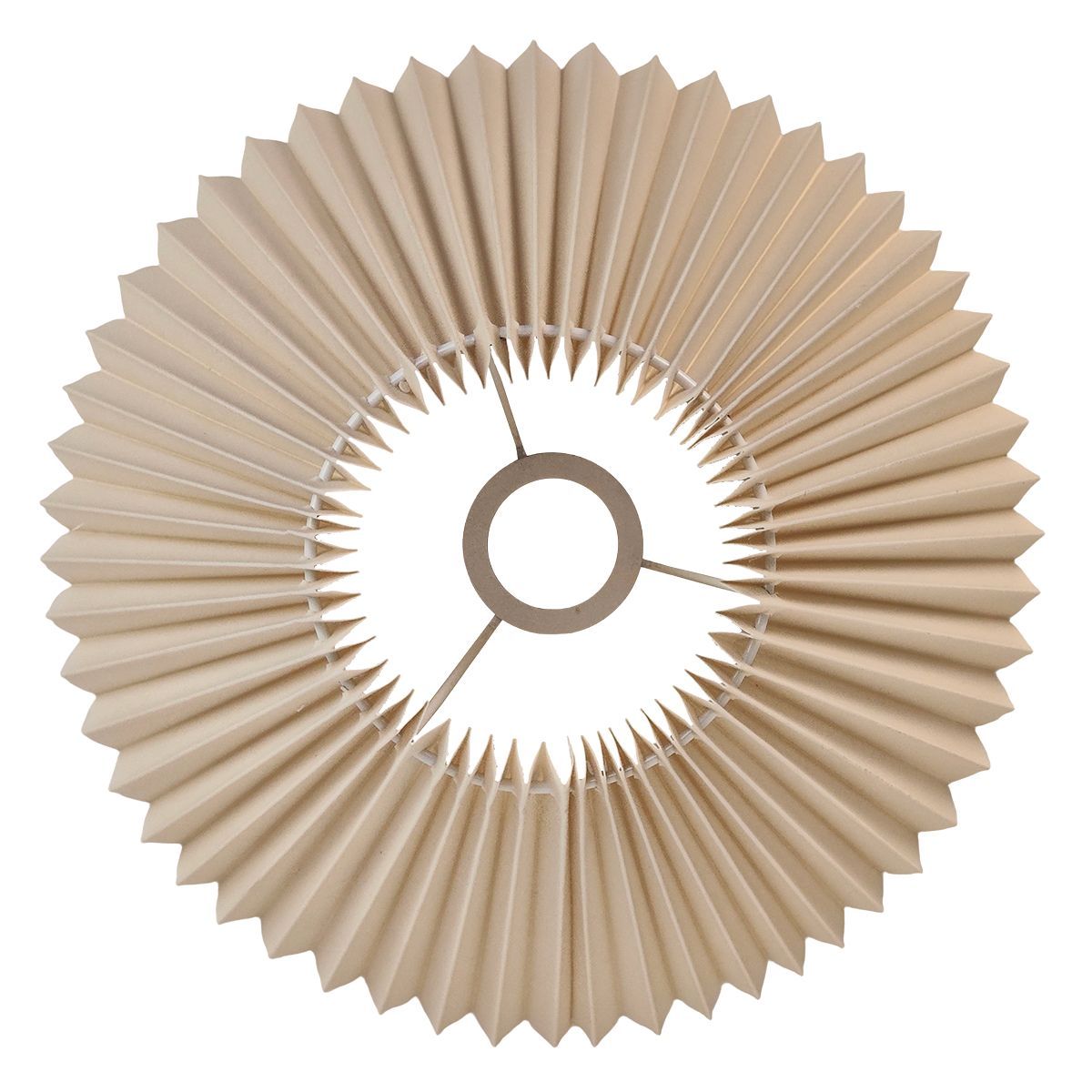 Anya Pleated Empire Shade - Medium Off White