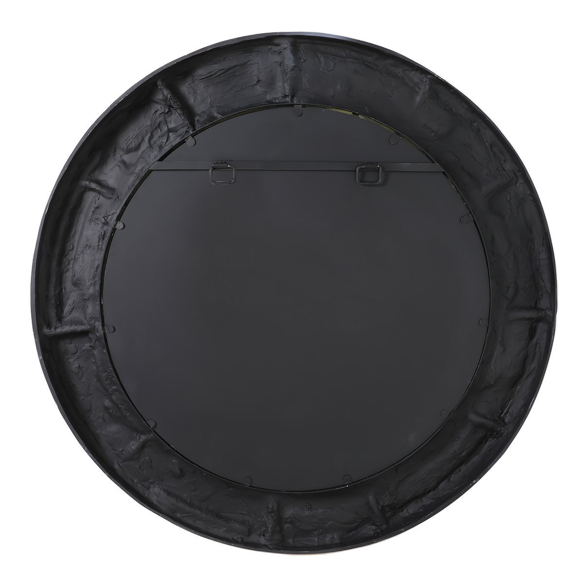 Dunbar Round Wall Mirror - White