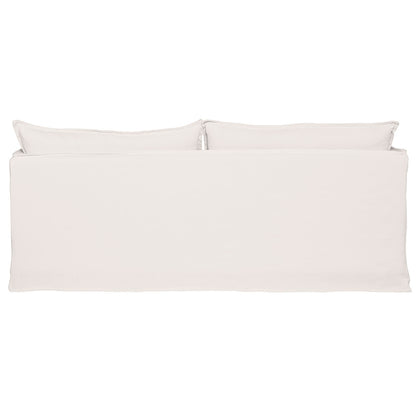 Palm Beach 3 Seater Slip Cover Sofa - White Linen