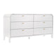 Chisholm 6 Drawer Chest - White