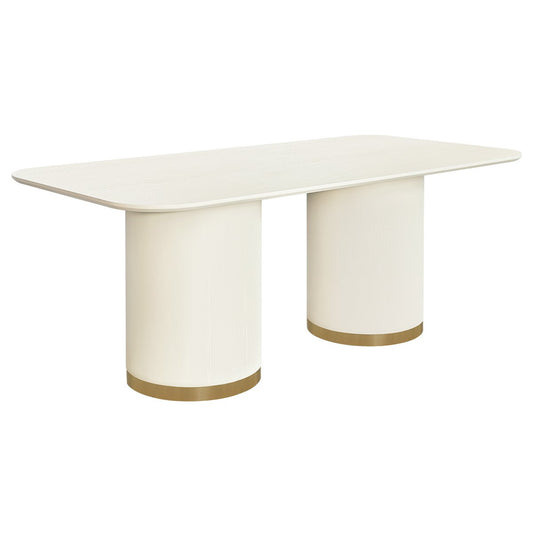 Eli Rectangular Dining Table - 2m Ivory