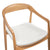 Astrid Ashwood Dining Chair Set of 2- Natural w White Linen