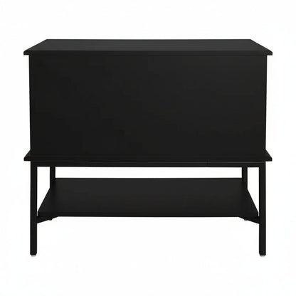 Aimee Bedside Table - Large All Black
