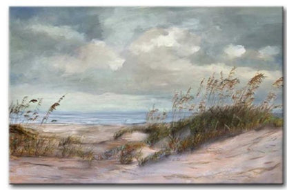Coastline Oil On Canvas Painting - OUTLET NSW
