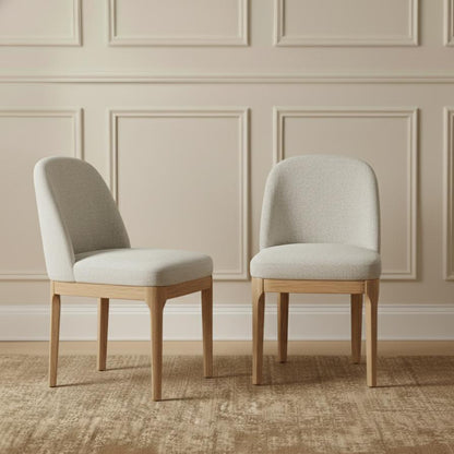 Jamie Natural Dining Chair Set of 2 - Natural