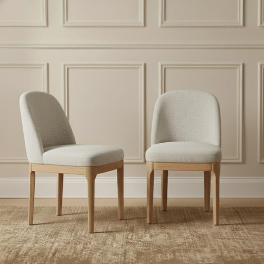 Jamie Natural Dining Chair Set of 2 - Natural