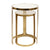 Isabelle Marble Nesting Side Tables - Gold