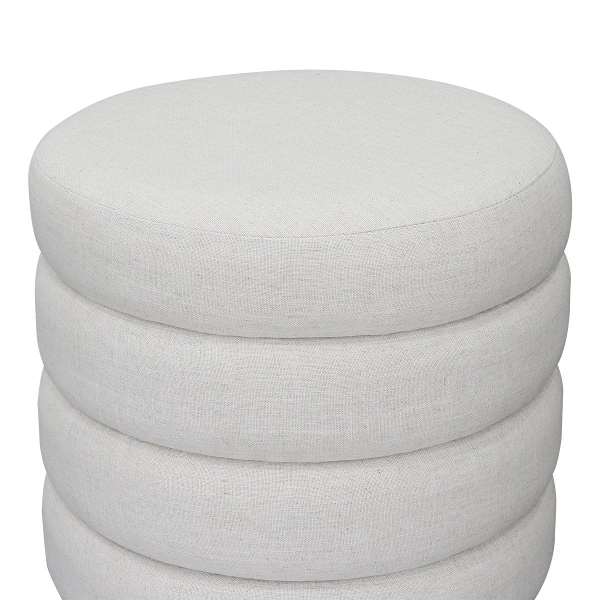Demi Stool - Ecru Linen – view 4