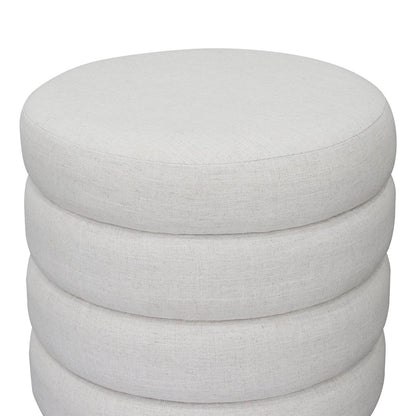 Demi Stool - Ecru Linen – view 4