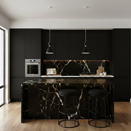 Oslo Pendant - Black w White