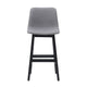 Jermaine Bar Stool Set of 2 - Stone Grey