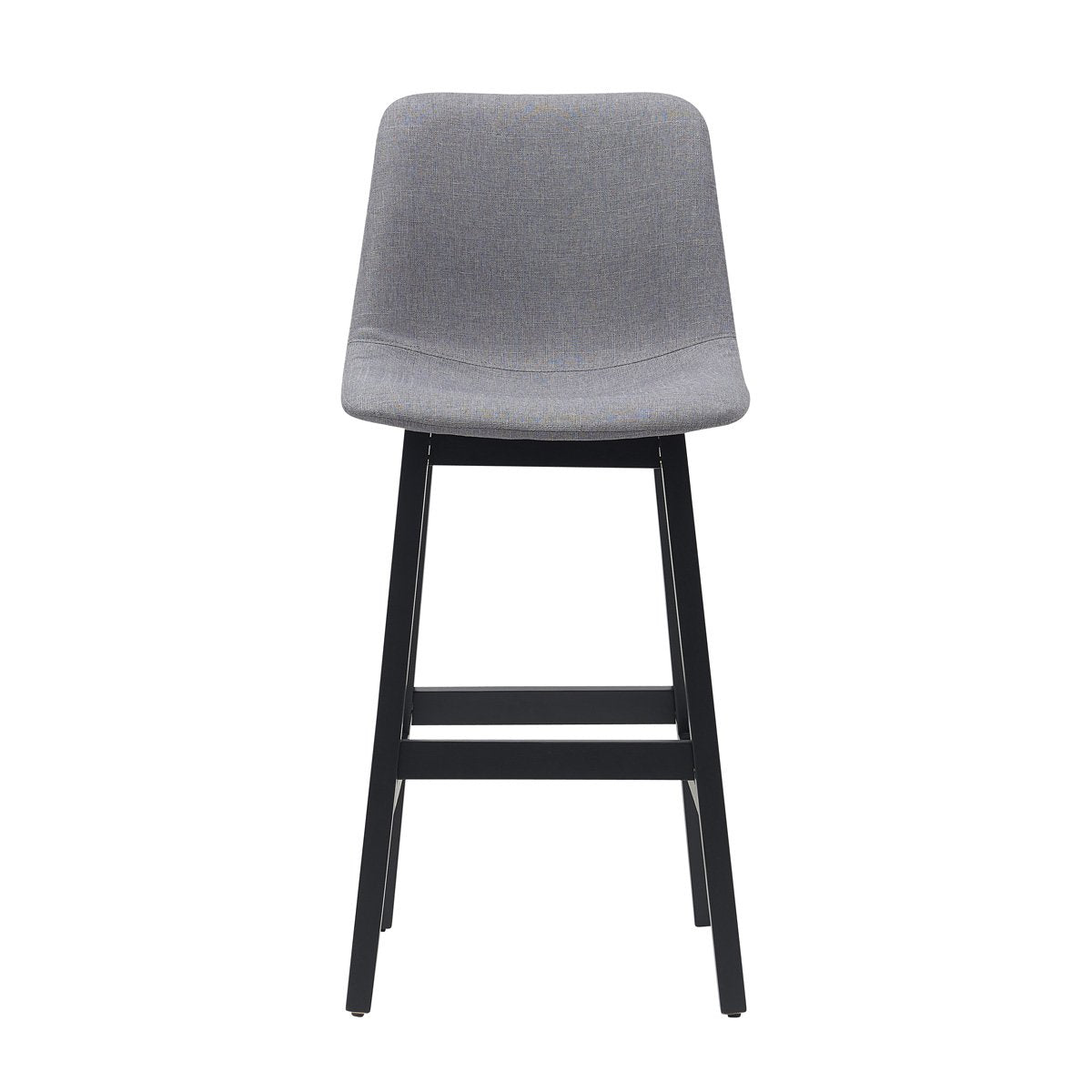 Jermaine Bar Stool Set of 2 - Stone Grey - OUTLET NSW