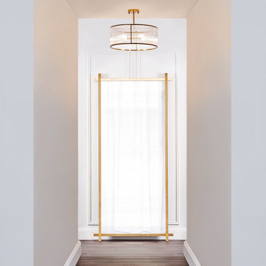 Farrah Flush Mount - Brass