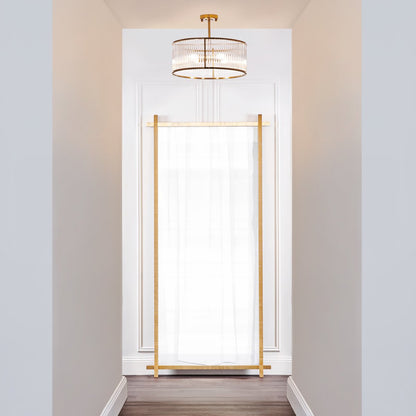 Farrah Flush Mount - Brass