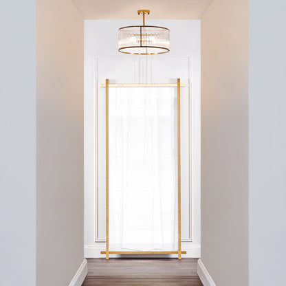 Farrah Flush Mount - Brass