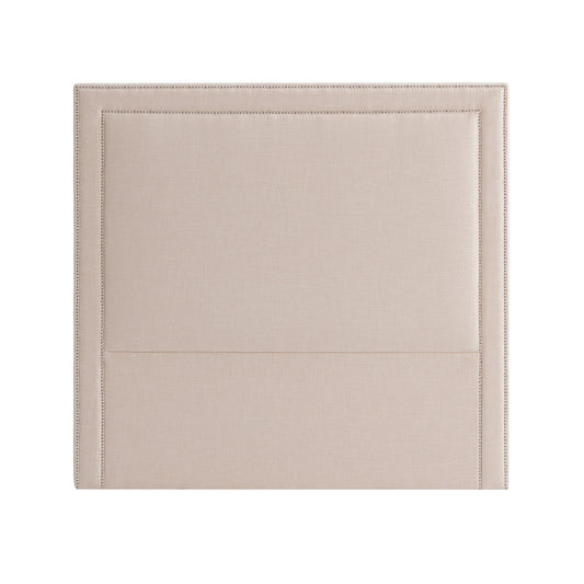 Manhattan 160x150cm Queen Bedhead - Fawn Linen