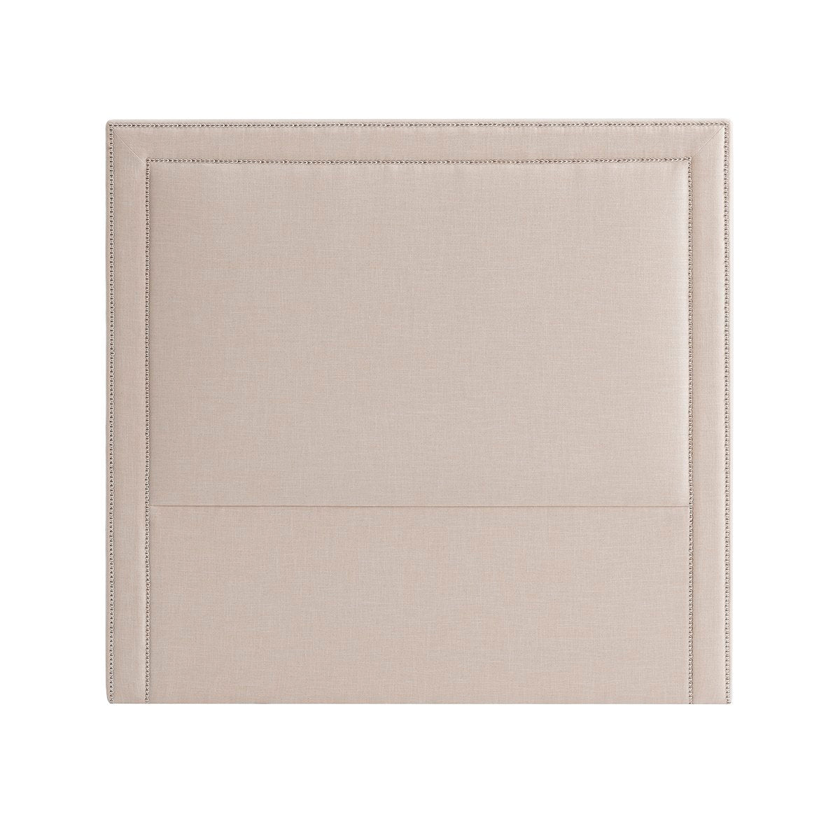 Manhattan 183x149cm King Bedhead - Fawn Linen