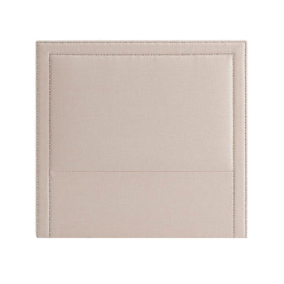 Manhattan 183x149cm King Bedhead - Fawn Linen