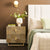 Alton Bedside Table - Large Antique Gold