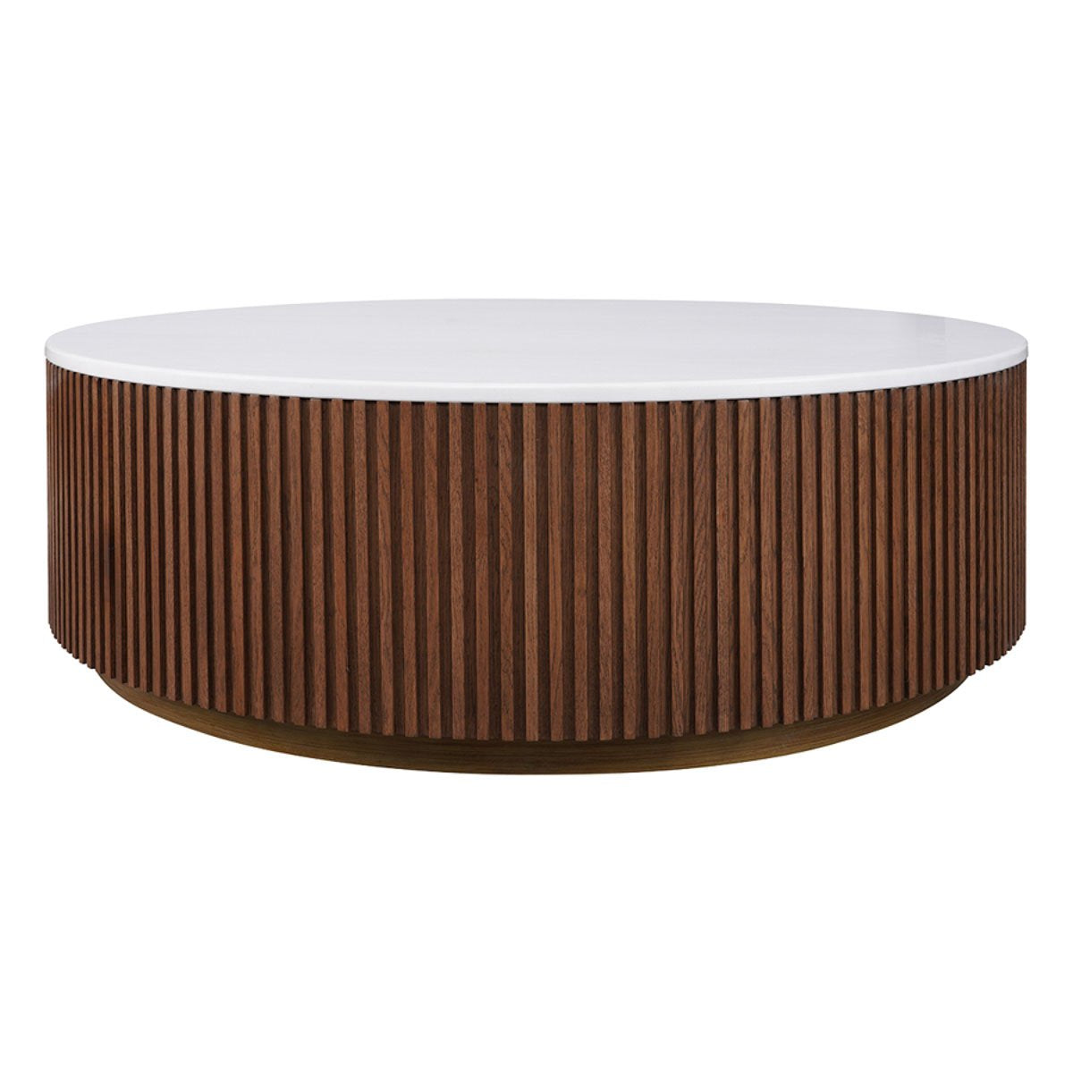 Mason Round Coffee Table - Large Walnut