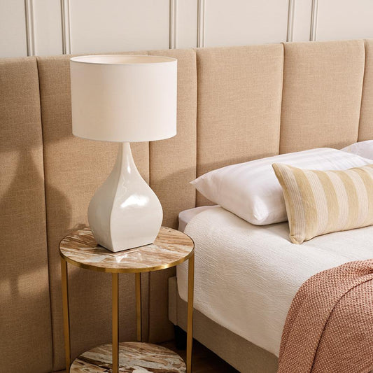 Sabrina Table Lamp - White