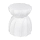 Swirl Concrete Stool - White