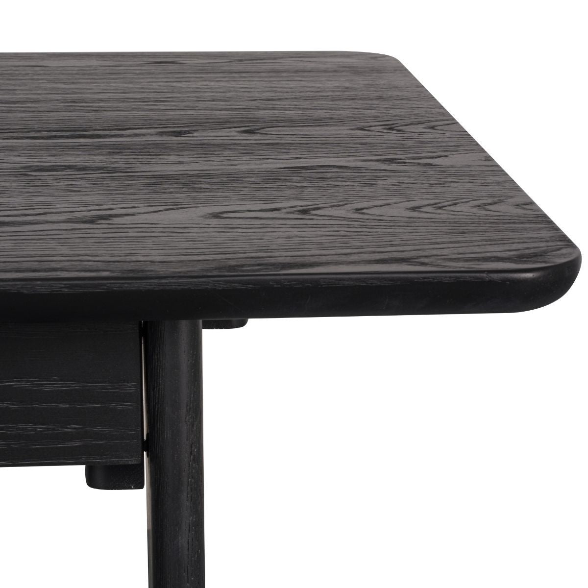 Harrington Oak Desk - Black