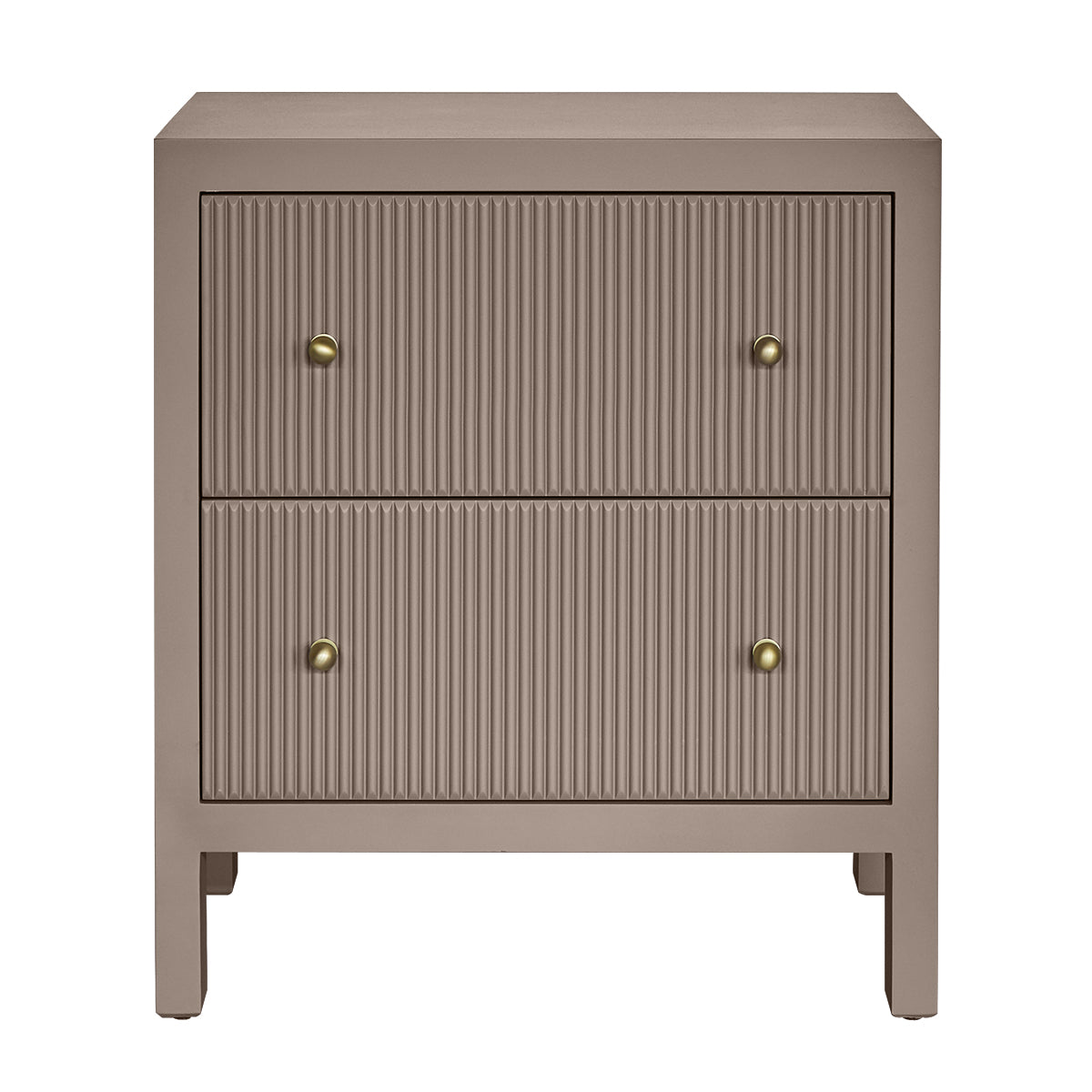 Ariana 67x76cm Bedside Table - Taupe