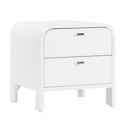 Chisholm 60x60cm Bedside Table - White