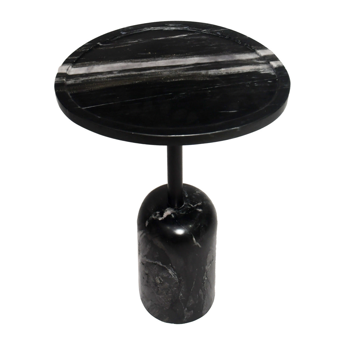 Solada Marble Cocktail Table - Small Black