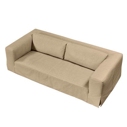 Pomona 3 Seater Sofa - Cappuccino Cream Leather